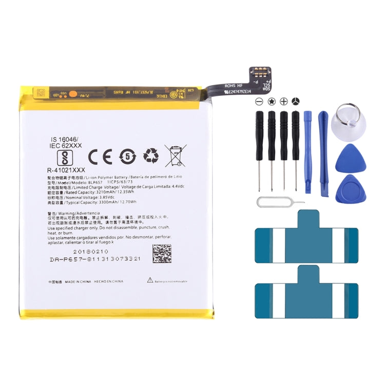 BLP657 3210 mAh lithium polymer battery for OnePlus 6, For OnePlus 6 BLP657 3210 mAh lithium polymer battery for OnePlus 6, For OnePlus 6